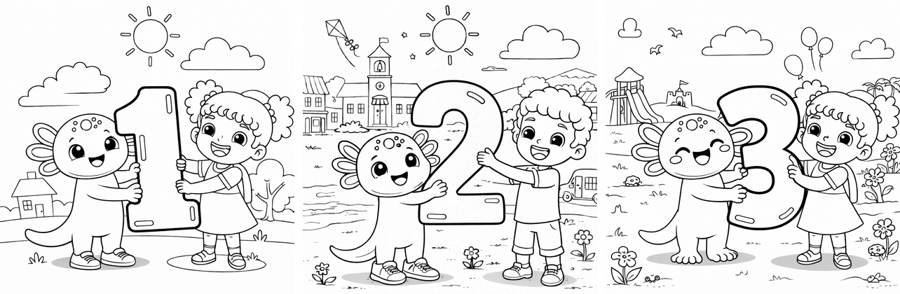 Free Count with Coco coloring pages 0 to 10